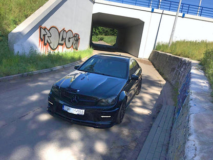 Front Ansatz für Mercedes AMG C63 W204 FACELIFT schwarz matt
