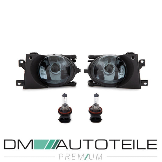 FACELIFT Nebelscheinwerfer Smoke Schwarz SET passt für BMW E39 SERIE 00-04 + HB4