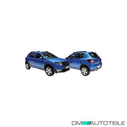Stoßstange hinten grundiert passt für Dacia Sandero II Stepway 13-17 Vorfacelift