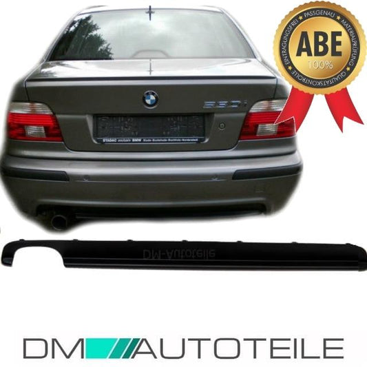 Heckdiffusor Schwarz Stoßstange 520-540i passend für BMW 5er E39 mit M-Paket+ABE