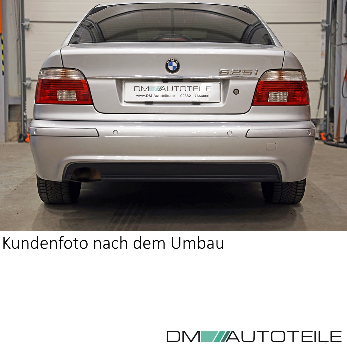 Heckdiffusor Schwarz Stoßstange 520-540i passend für BMW 5er E39 mit M-Paket+ABE