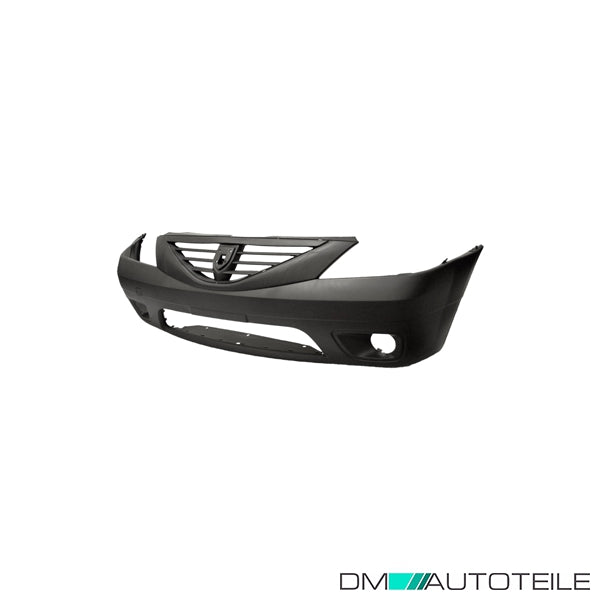 Stoßstange vorne schwarz passt für Dacia Logan MCV 06-08 mit Nebelscheinwerfer