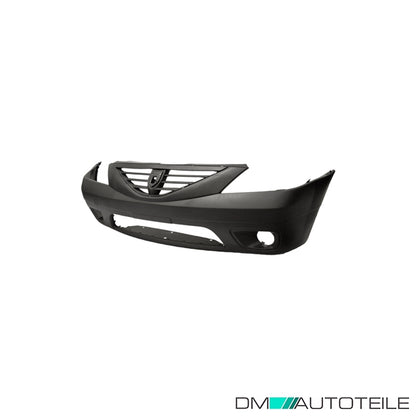 Stoßstange vorne schwarz passt für Dacia Logan MCV 06-08 mit Nebelscheinwerfer