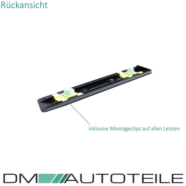 Set 6tlg. Set Türleisten Sport Optik +Emblem Limousine Touring passt für BMW 5er E39 alle Modelle 95-03