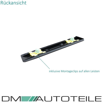 Set 6tlg. Set Türleisten Sport Optik +Emblem Limousine Touring passt für BMW 5er E39 alle Modelle 95-03