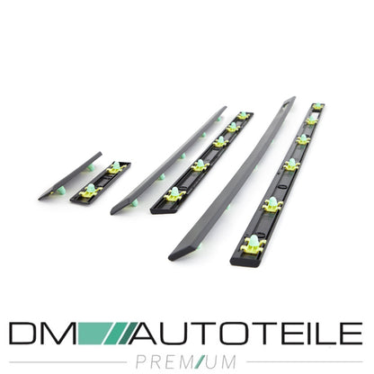 Set 6tlg. Set Türleisten Sport Optik +Emblem Limousine Touring passt für BMW 5er E39 alle Modelle 95-03