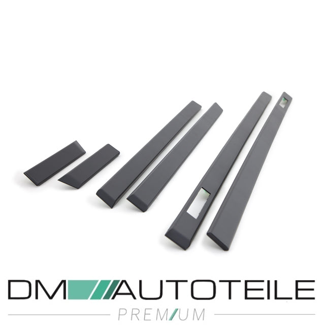 Set 6tlg. Set Türleisten Sport Optik +Emblem Limousine Touring passt für BMW 5er E39 alle Modelle 95-03