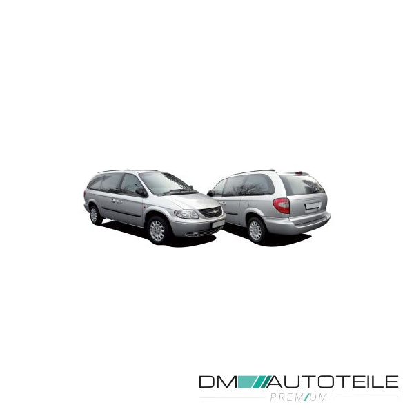 Stoßstange vorne grundiert passt für Chrysler Voyager RG RS 01-04 mit Nebel