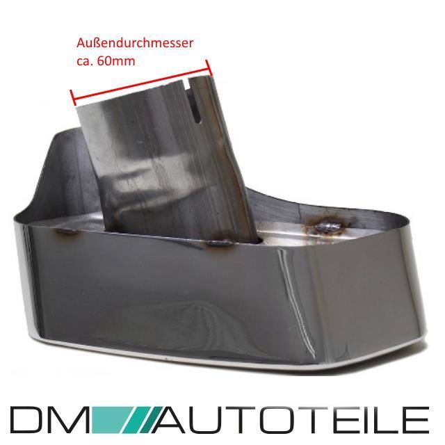 Umbau Diffusor Sport-Performance + Blenden SET passend für BMW F10 F11 M550 10-17