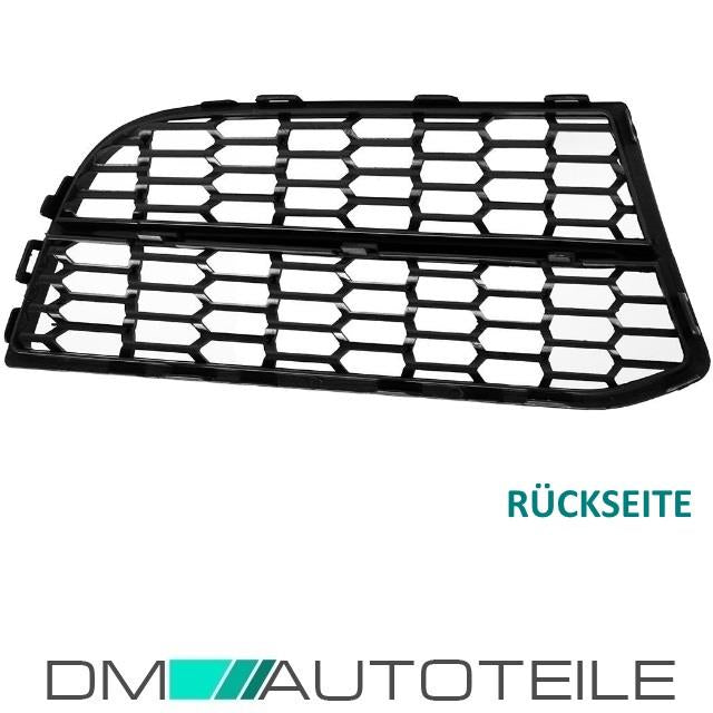 Umbau Gittereinsatz Stoßstange Gitter Links Rechts passend für BMW 5er F10 F11 M-Paket 550