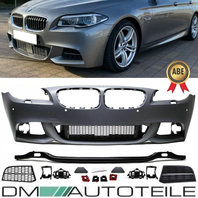Umbau Sport Stoßstange vorne +Zubehör passt für BMW F10 F11 Serie & M-Paket M550