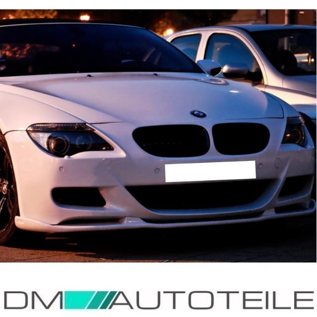 SET Doppelsteg Kühlergrill Schwarz GLANZ Performance passt für BMW E63 E64 02-10