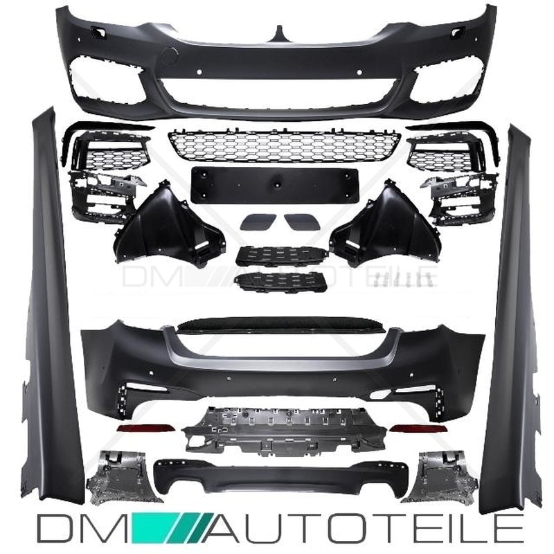 Sport Bodykit Stoßstange Vorne Seite Hinten passt für BMW G30 auch M-Paket 17-