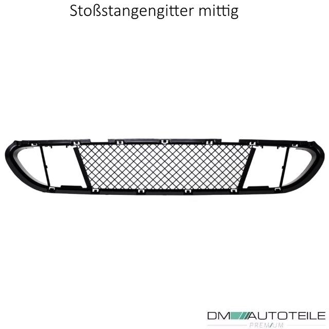 Zubehör SET Gitter + Abdeckungen passend für BMW E60 E61 mit M-Paket Stoßstange