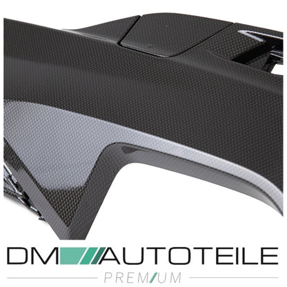 Diffusor Heckdiffusor Sport-Performance Carbon hochglanz passend für BMW 5er G30 G31 mit M-Paket