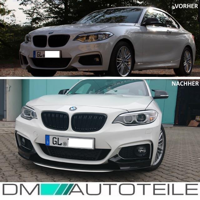 Sport-Performance Carbon Glanz Frontspoiler Spoiler für BMW F22 F23 M-Paket +ABE