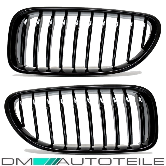 Kühlergrill Schwarz hochglanz passend für BMW 6er F12 F13 F06 Sport-Performance