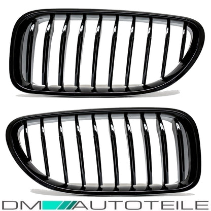 Kühlergrill Schwarz hochglanz passend für BMW 6er F12 F13 F06 Sport-Performance