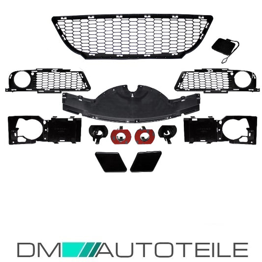 Zubehör Set Komplett für Stoßstange vorne für BMW 3er E90 E91 05-08 mit M-Paket