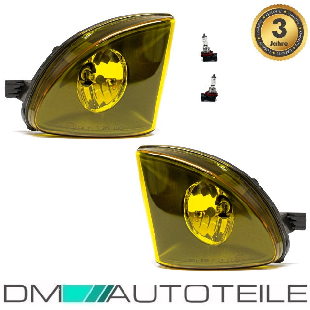 Set Nebelscheinwerfer Gelb Klarglas +H8 Serie passt für BMW F10 F11 Bj 09-13