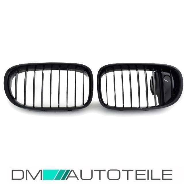 Satz Sport-Performance Kühlergrill schwarz glänzend nur mit Nightvisionpaket passt für BMW 7er F01 F02 Bj 12-15