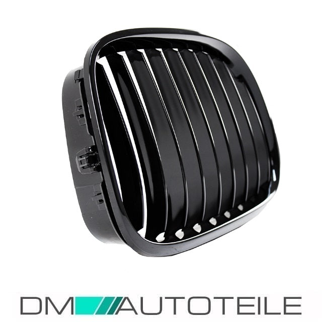 Satz Sport-Performance Kühlergrill schwarz glänzend nur mit Nightvisionpaket passt für BMW 7er F01 F02 Bj 12-15