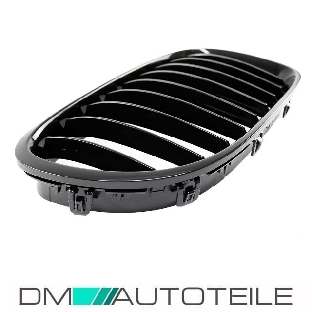 Satz Sport-Performance Kühlergrill schwarz glänzend nur mit Nightvisionpaket passt für BMW 7er F01 F02 Bj 12-15