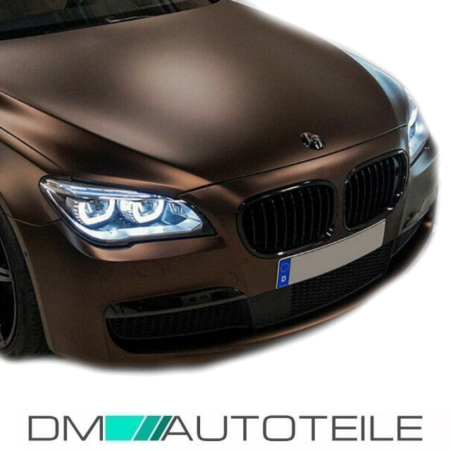 Satz Sport-Performance Kühlergrill schwarz glänzend nur mit Nightvisionpaket passt für BMW 7er F01 F02 Bj 12-15