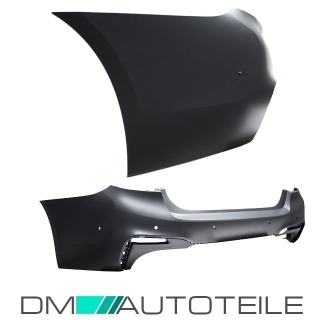Sport Umbau Stoßstange Hinten PDC+ Zubehör passt für BMW 5er G30 auch M-Paket +ABE
