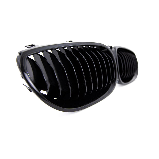 2x Kühlergrill Schwarz Glanz Performance SATZ passend für BMW 5er E60 E61 Bj 03-10