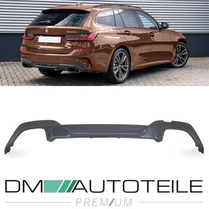 Heckdiffusor Sport grau hochglanz passt für BMW 3er G20 G21 M340i mit M-Paket