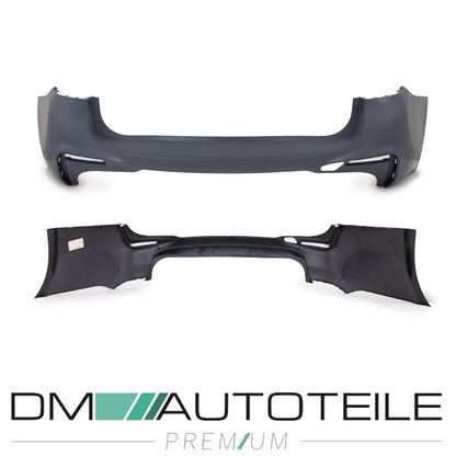 Sport Stoßstange hinten +Diffusor +Zubehör passend für BMW 5er G31 Touring auch M-Paket Stoßstange 17>
