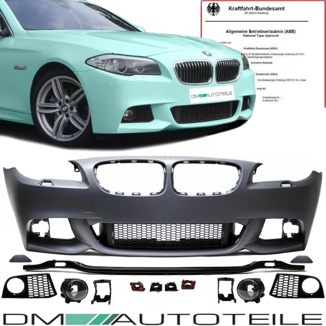Sport Stoßstange vorne für SRA ohne PDC passend für BMW 5er F10 F11 M-Paket 10-13