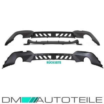 Sport-Performance Heckdiffusor Schwarz Matt passt für BMW 3er G20 G21 M-Paket ab 2019 + ABE