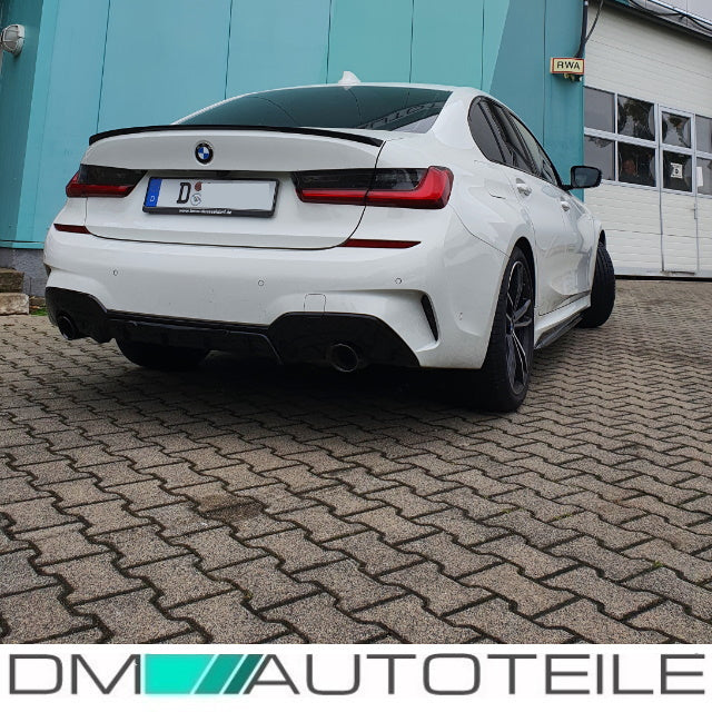 Sport-Performance Heckdiffusor Schwarz Matt passt für BMW 3er G20 G21 M-Paket ab 2019 + ABE