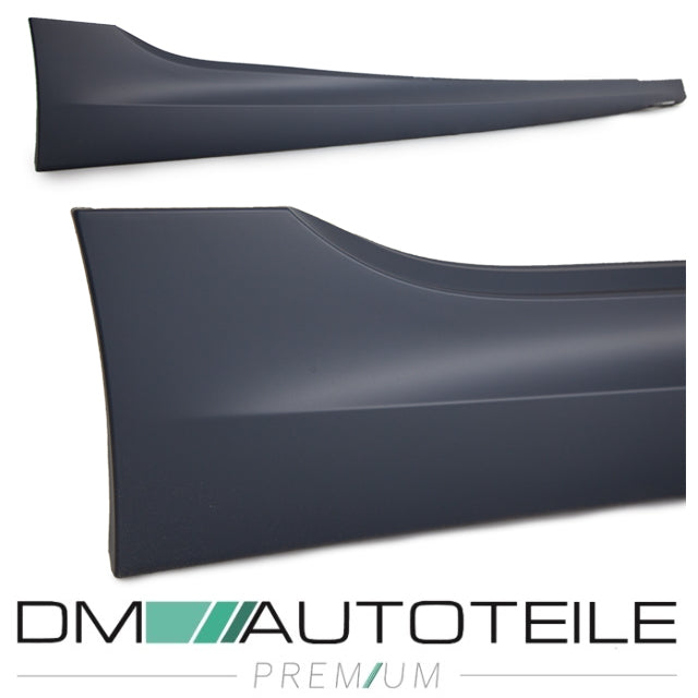 Set Sport Seitenschweller grundiert mit Ambiente Licht passt für BMW 3er G20 G21 Serie + M-Paket