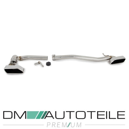Auspuffanlage Umbau Edelstahl Duplex passt für BMW 5er F10 F11 Modell 535 M550