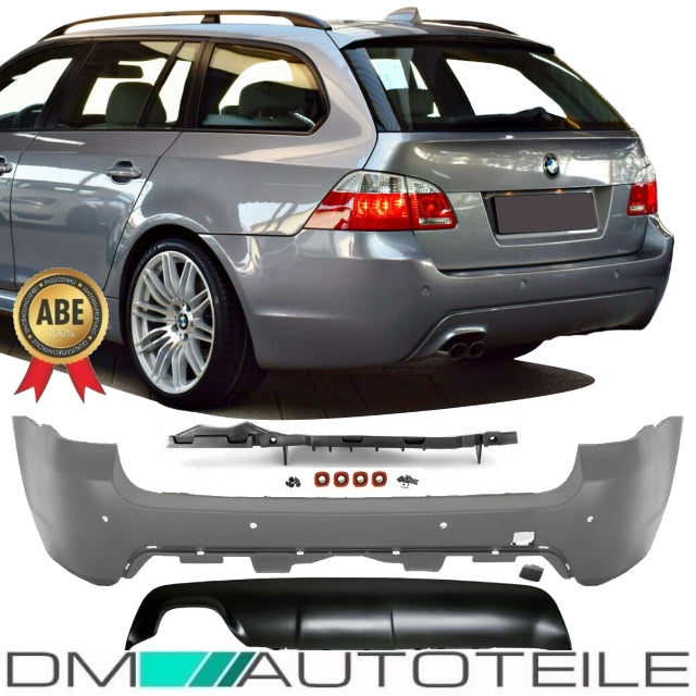 TOURING Sport Stoßstange Hinten Heck PDC 04-07 passt f. BMW E61 auch M Paket+ABE