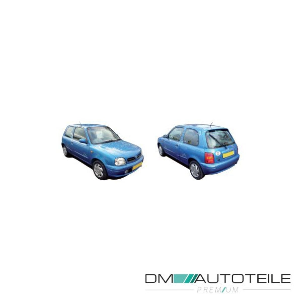 Stoßstange hinten schwarz passt für Nissan Micra K11 Facelift ab 02/1998-2000