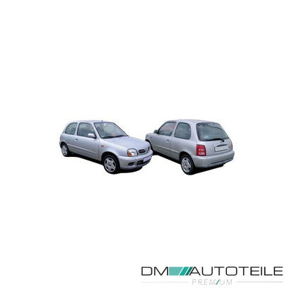 Stoßstange vorne grundiert schwarz passt für Nissan Micra K11 Facelift ab 00-03