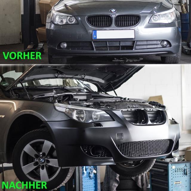 ABS Sport Evo Stoßstange vorne ohne PDC passt für BMW E60 E61 nicht M5 03-10 ABE