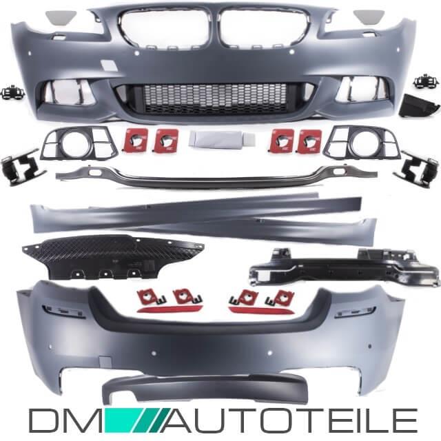 Sport-Bodykit Stoßstange Front Seite Heck passt für BMW 5er F10 LCI Facelift auch M-Paket 13>