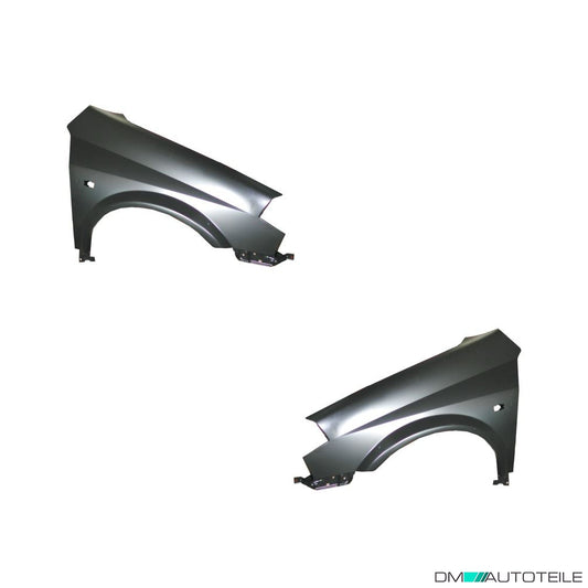 Kotflügel SET rechts+links vorne mit Blinkerloch passt für Nissan Primera ab 02
