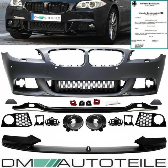 Sport-Performance Stoßstange vorne + Spoiler vorne passt für BMW F10 F11 M-Paket