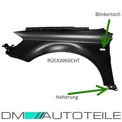 Audi A4 B7 Limousine Avant Kotflügel vorne rechts 04-07 mit Blinkerloch