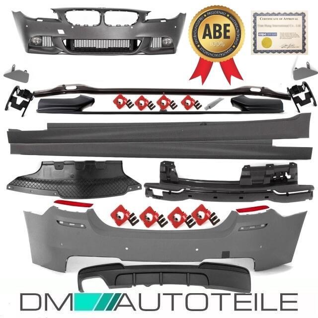 Sport-Performance Bodykit Stoßstange +Spoiler passt für BMW 5er F10 Serie & M-Paket +ABE
