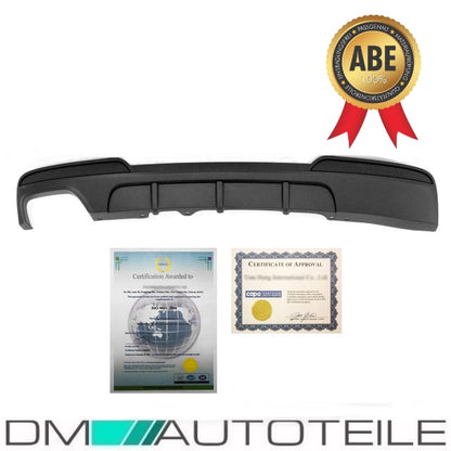 Diffusor Sport-Performance Schwarz 2-Rohr Links passt für BMW F10 F11 M-Paket