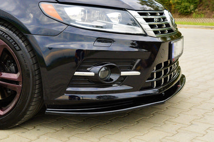 Front Ansatz für VOLKSWAGEN CC R-LINE schwarz matt