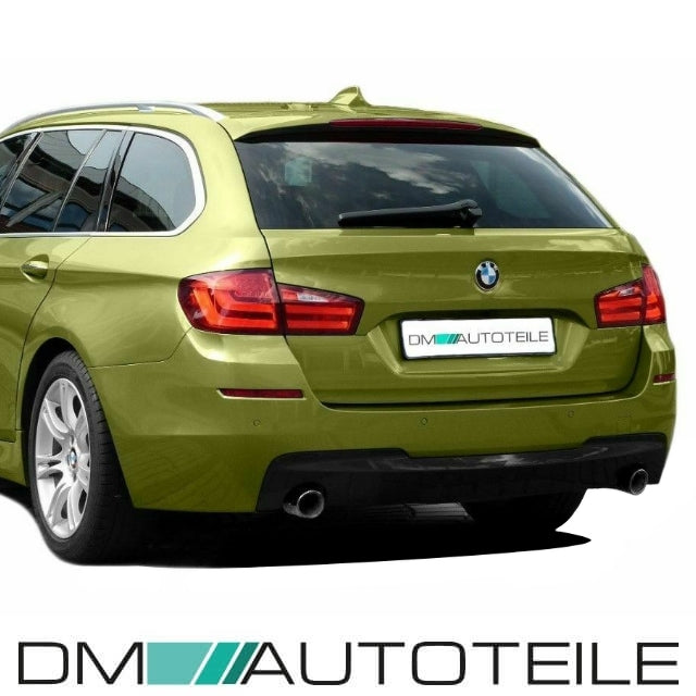 Duplex Sport-Heckdiffusor Schwarz Matt passt für BMW 5er F10 F11 Motor 535i mit M-Paket