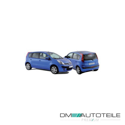 Stoßstange vorne passt für Nissan Note E11 NE11 ab 06-08 für Nebelscheinwerfer